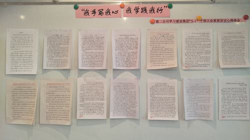 “我手寫(xiě)我心，我學(xué)踐我行”