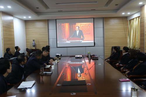 銅川分公司元旦前為黨員干部“提神醒腦”