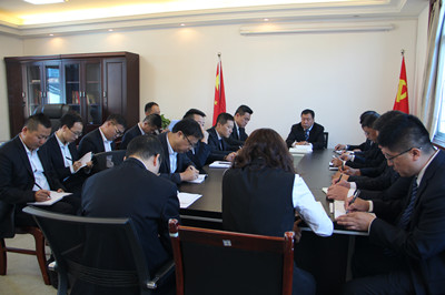 漢中分公司認(rèn)真?zhèn)鬟_(dá)建設(shè)集團(tuán)2018年一季度追趕超越點(diǎn)評會(huì)精神