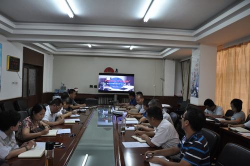 陜煤建設韓城分公司慶?！敖h97周年”系列活動之專題黨課