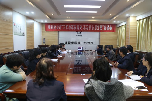 銅川分公司召開“三憶改革發(fā)展史，不忘初心感黨恩” 座談會(huì)