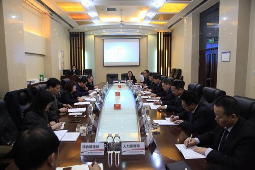 陜煤集團黨風廉政建設(shè)考核組對建設(shè)集團進行年度考核