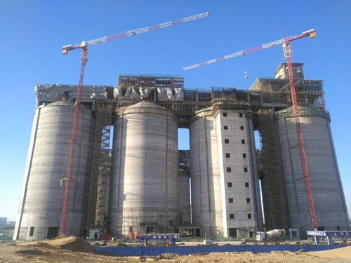 陜煤建設天工公司土建二部承建的小保當煤礦選煤廠末煤倉一次性投產(chǎn)運行