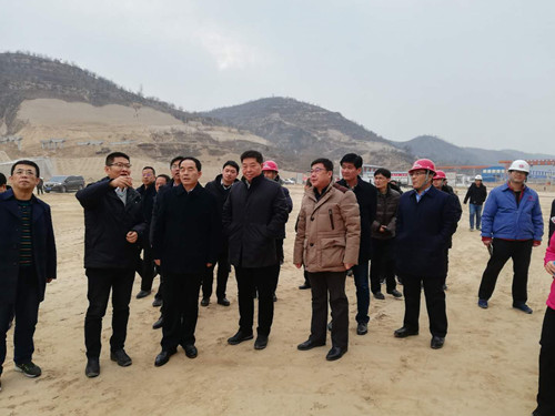 陜西省國資委、陜煤集團領導蒞臨天工公司項目檢查工作