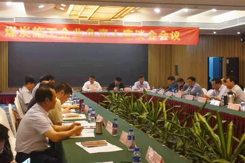 王明智參加煤炭施工企業(yè)負(fù)責(zé)人座談會(huì)