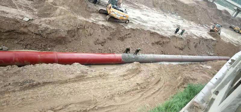 好消息！綏德縣污水管網(wǎng)工程主管道全線貫通