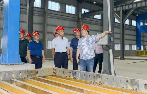 韓城礦業(yè)公司領導深入陜煤建設韓城分公司施工現場檢查指導工作