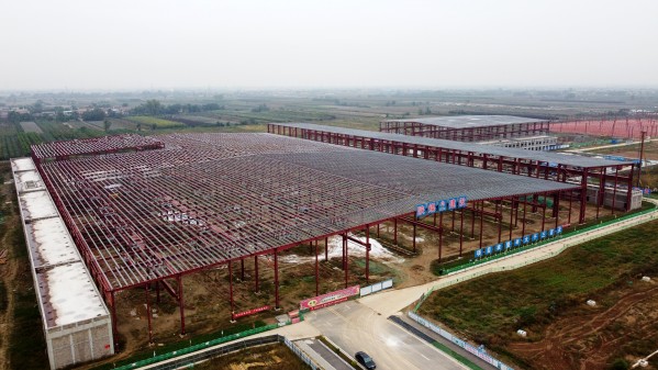 陜煤建設(shè)澄合分公司承建的南京金龍純電動商用車建設(shè)項目首個防火涂料噴涂工作全面展開