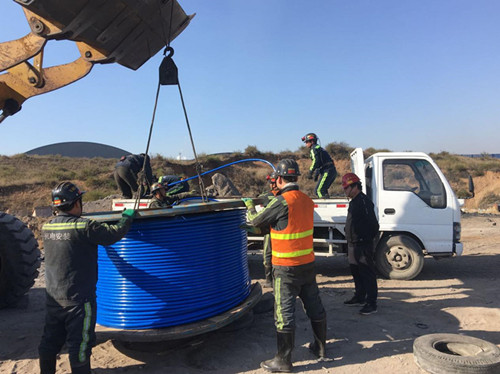 陜煤建設(shè)機電安裝公司：迎雪奮戰(zhàn)忙施工