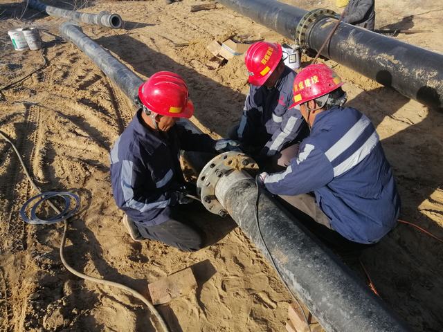 陜煤建設(shè)洗選煤運(yùn)營(yíng)公司第一項(xiàng)目部：曹家灘礦井地面外排水系統(tǒng)管路改造工程順利開工
