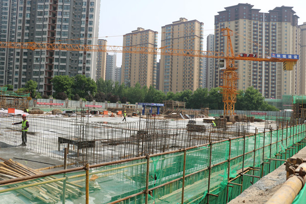 陜煤建設(shè)智慧泊車BOT項(xiàng)目釣臺(tái)廣場地下停車場建設(shè)取得階段性成效