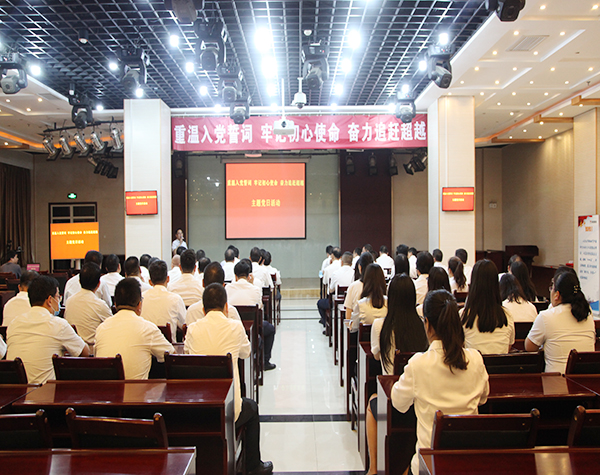 陜煤建設(shè)開(kāi)展“重溫入黨誓詞 牢記初心使命 奮力追趕超越”主題黨日活動(dòng)