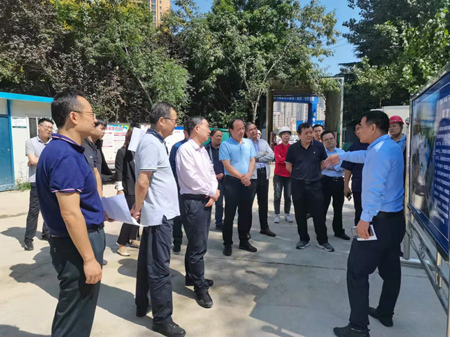 咸陽市人大常委會(huì)副主任王滿院蒞臨陜煤建設(shè)咸陽城市停車場(chǎng)BOT項(xiàng)目調(diào)研工作