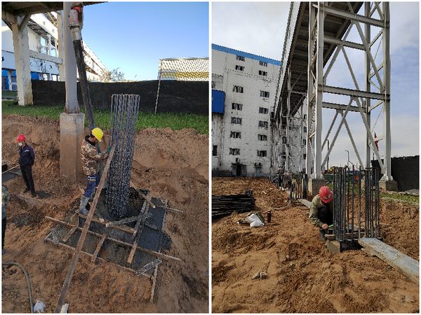 陜煤建設天工公司土建二部冬季施工有良方