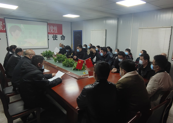 陜煤建設(shè)機電安裝公司陜北黨支部舉辦愛國詩歌朗誦比賽