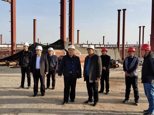 寧興剛、王寧一行深入陜煤建設澄合分公司南京金龍項目檢查指導工作