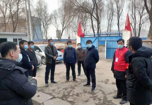 彬州市委常委、統(tǒng)戰(zhàn)部部長郭嘉楠一行蒞臨陜煤建設(shè)路橋分公司彬長項(xiàng)目部檢查指導(dǎo)疫情防控工作