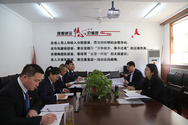 司正林蒞臨指導(dǎo)機電安裝公司專題民主生活會