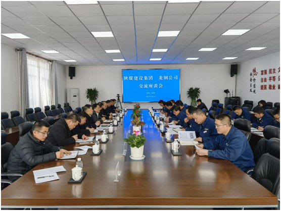 王明智、王寧赴陜鋼集團龍鋼公司洽談項目合作