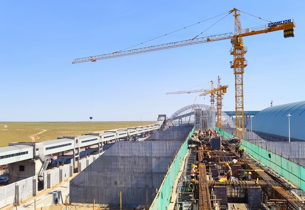 陜煤建設洗選煤運營公司第七項目部：中秋不停工，現(xiàn)場戰(zhàn)正酣