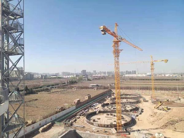 陜煤建設(shè)銅煤公司：銅川直屬庫梅坪分公司倉儲項目淺圓倉滑模施工正式拉開序幕