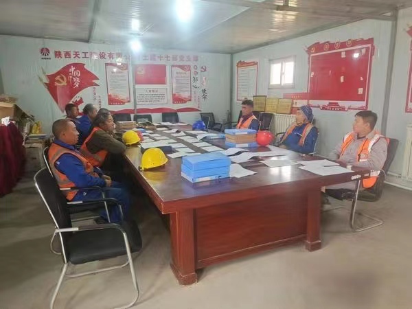 陜煤建設(shè)天工公司土建十七項目部：強化責任落實，緊抓安全生產(chǎn)