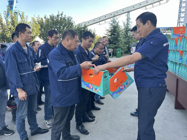 陜煤建設洗選煤運營公司澄合山陽運營項目部：中秋月圓齊歡慶，溫情關(guān)懷暖人心