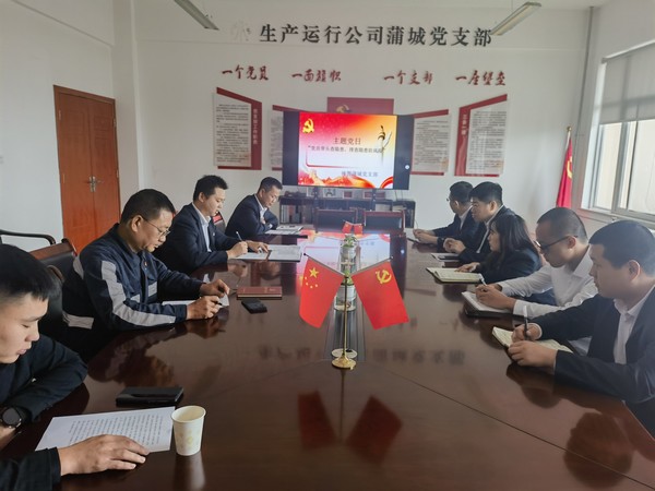 陜煤建設(shè)洗選煤運(yùn)營公司神渭蒲城運(yùn)營項(xiàng)目部： 開展“黨員帶頭查安全 排查隱患防風(fēng)險(xiǎn)”主題黨日活動