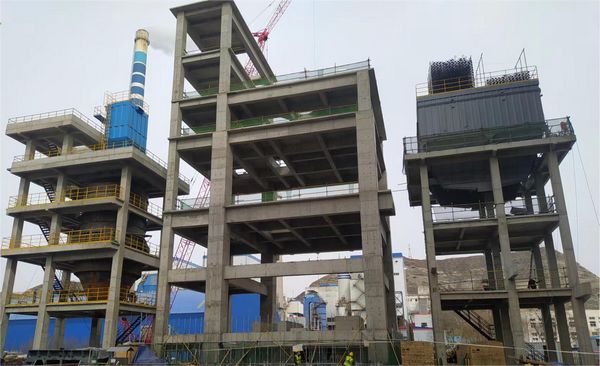 陜煤建設天工公司土建四部：摁下施工“快進鍵”    不負春光趕工期