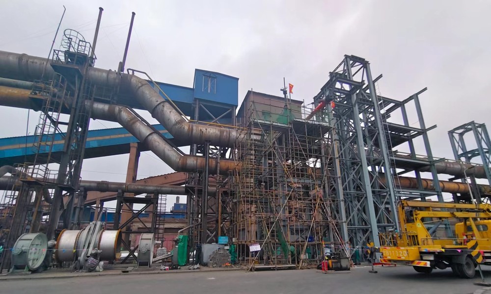 陜煤建設(shè)西北分公司：高爐煤氣帶壓開孔成功實施