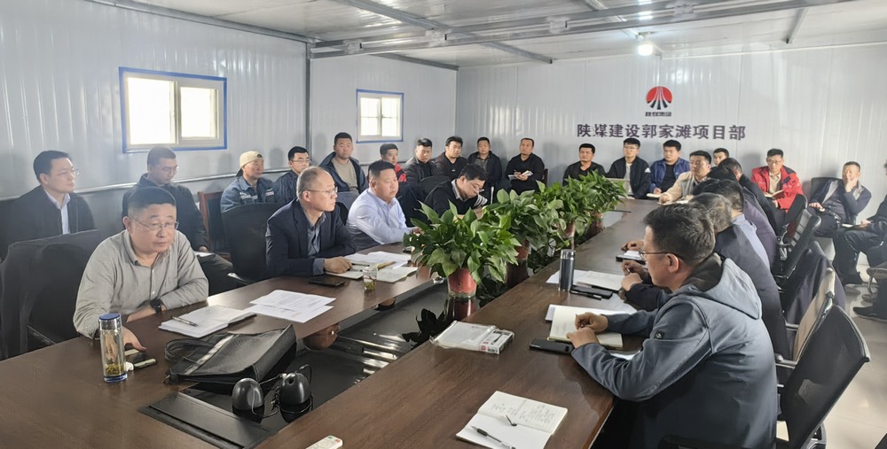 趙敬凱、劉保江到郭家灘項目檢查指導工作